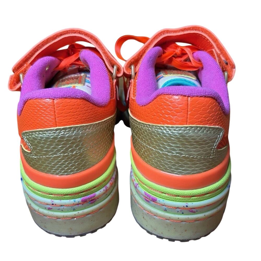 Adidas Originals Forum Triple Platform Lo Sneakers Women's Sz 7 Carnival Orange - Picture 6 of 9